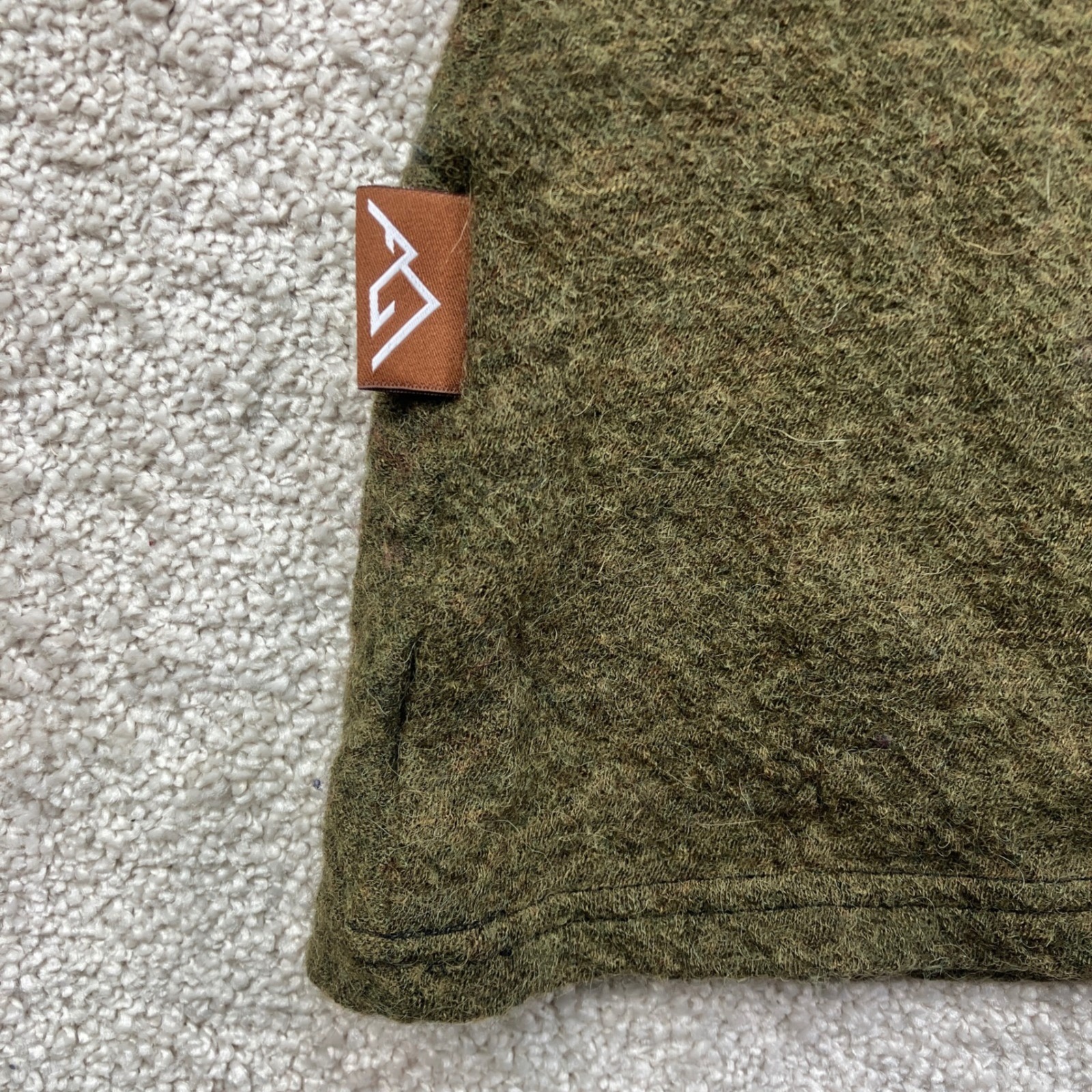 Appalachian Gear Company Women Xl Hoodie Green 100% Peruvian Alpaca Yarn Usa — image 6 of 6